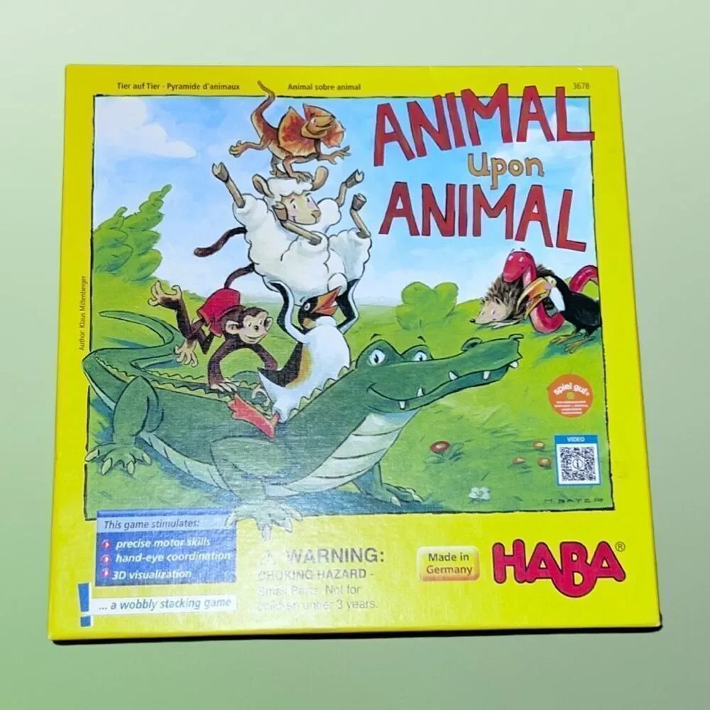 Haba animal upon animal - Stacking Family Board Game
